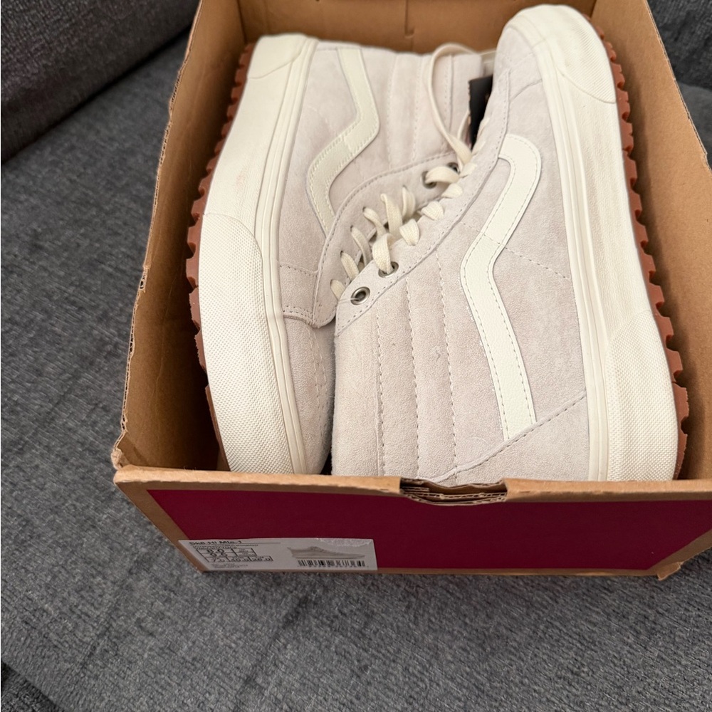 Vans Sk8-Hi MTE-1 Boots Marshmallow Men Size 8 Women 9.5 NWB